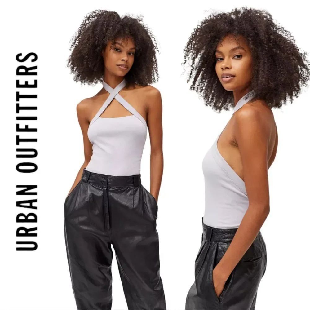 NEW Out From Under Urban Outfitters UO Dianna Seamless Halter Bodysuit XS / S